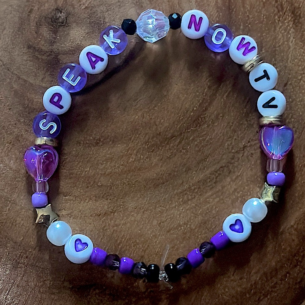 Taylor Swift Handmade Friendship Beaded Bracelet
“Speak Now Taylor’s Version”